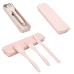 HO 050 SET DE CUBIERTOS MANI  (NATURAL / WHEAT STRAW) - Imagen 3