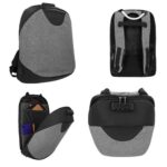 BL 080 MOCHILA SPIDER  (GRIS / POLIÉSTER) - Imagen 3