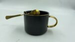 HO 054 TAZA CAPUCCINO  (NEGRO / CERÁMICA / METAL) - Imagen 8