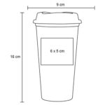 T 173 VASO SIRENA  (AMARILLO / POLIPROPILENO) - Imagen 2