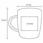 HO 136 TAZA SAUCO  (NEGRO / CERÁMICA) - Imagen 2