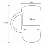 HO 133 TAZA TERRACOTA  (BLANCO / CERÁMICA) - Imagen 2