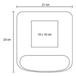 O 104 MOUSE WRISTE  (NEGRO / POLIÉSTER) - Imagen 4