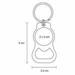 MK 047 LLAVERO CAS  (PLATA / METAL) - Imagen 2