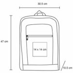 BL 125 MOCHILA MONTANA  (NEGRO / LONETA / ALGODÓN) - Imagen 2