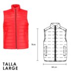 CH 003 CHALECO CHARGER  (ROJO-LARGE / NYLON)