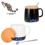 HO 026 HUICHOL TAZA FRIDA  (NEGRO / CERÁMICA) - Imagen 3