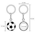 MK 032 LLAVERO ARSENAL  (PLATA / METAL) - Imagen 2