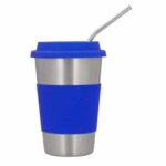 T 168 VASO FRAPPE  (MORADO / ACERO INOXIDABLE / SILICÓN) - Imagen 4