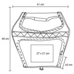 BL 115 BL 115 DELIVER  (NEGRO / POLIÉSTER) - Imagen 4