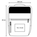 BL 154 MOCHILA CAIRO  (GRIS / POLIÉSTER) - Imagen 2