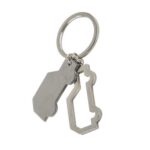 MK 018 LLAVERO AUTO  (PLATA / METAL) - Imagen 3