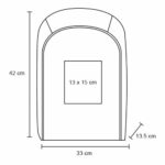 BL 143 MOCHILA CORDOBA  (AZUL / POLIÉSTER) - Imagen 5
