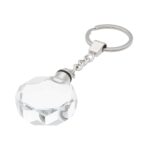 MK 044 LLAVERO VIDRE  (TRANSPARENTE / METAL/ACRÍLICO)