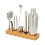 HO 095 SHAKER MARTINI  (PLATA / ACERO INOXIDABLE / MADERA)