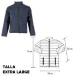 CH 002 CHAMARRA ARONA  (AZUL-XL / POLIÉSTER)