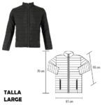 CH 002 CHAMARRA ARONA  (NEGRO-LARGE / POLIÉSTER)
