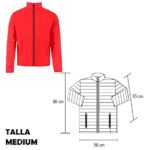 CH 002 CHAMARRA ARONA  (ROJO-MEDIUM / POLIÉSTER)
