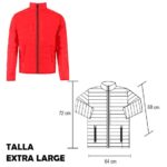 CH 002 CHAMARRA ARONA  (ROJO-XL / POLIÉSTER)