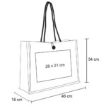 BL 094 BOLSA XELHA  (UNICO / YUTE) - Imagen 4
