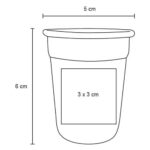 T 155 VASOS SHOT  (PLATA / ACERO INOXIDABLE) - Imagen 2