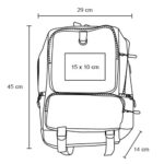BL 096 MOCHILA TORETTO  (GRIS / POLIÉSTER) - Imagen 6