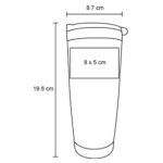 T 137 TERMO AFFOGATO  (OXFORD / ACERO INOXIDABLE / PLÁSTICO) - Imagen 2