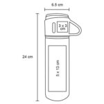 T 139 TERMO TURCO  (OXFORD / ACERO INOXIDABLE) - Imagen 2