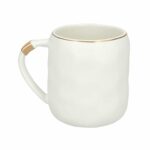 HO 106 TAZA CANELA  (BLANCO / CERÁMICA/METAL)