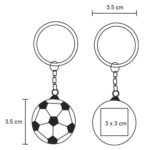MK 032 LLAVERO ARSENAL  (PLATA / METAL) - Imagen 5