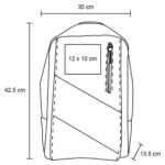 BL 109 MOCHILA CROXS  (GRIS / POLIÉSTER) - Imagen 2