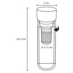 T 116 HUICHOL TERMO TAMAYO  (TRANSPARENTE / VIDRIO) - Imagen 5