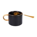 HO 054 TAZA CAPUCCINO  (NEGRO / CERÁMICA / METAL) - Imagen 14