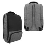 BL 084 MOCHILA LACROSS  (NEGRO / POLIÉSTER/VINIPIEL) - Imagen 3