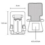 SO 124 SOPORTE RUDO  (NEGRO / PLÁSTICO / SILICÓN) - Imagen 2