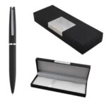 PT 1518-1 BOLIGRAFO KAFKA  (NEGRO / ALUMINIO/RUBBER) - Imagen 4