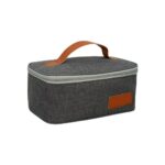 LON 027 LONCHERA PEANUT  (GRIS / POLIÉSTER / CURPIEL)