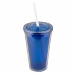 T 48T VASO TROPICAL  (AZUL / POLIESTIRENO)