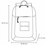BL 103 MOCHILA INTELLECT ESSENTIAL  (NEGRO / POLIÉSTER) - Imagen 15