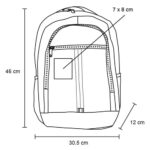 BL 172 MOCHILA CITY BACKPACK  (NEGRO / POLIÉSTER) - Imagen 2
