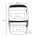 BL 133 MOCHILA SAFIRE ADVANCED  (NEGRO / POLIÉSTER) - Imagen 2
