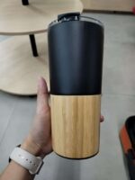 T 229 BEBIDAS TAKE  (NEGRO / ACERO INOXIDABLE/BAMBÚ) - Imagen 4