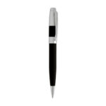 62200 N - SET GOYAN (NEGRO / CURPIEL LIBRETA / ACERO INOXIDABLE BOLIGRAFO / METAL TARJETERO) - Imagen 4