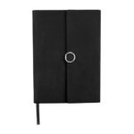 62200 N - SET GOYAN (NEGRO / CURPIEL LIBRETA / ACERO INOXIDABLE BOLIGRAFO / METAL TARJETERO) - Imagen 5