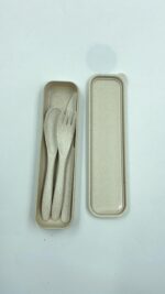 HO 050 SET DE CUBIERTOS MANI  (NATURAL / WHEAT STRAW) - Imagen 7