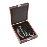 851091 - SET PARA VINOS MEDITERRÁNEO CAFE (CAFE / MADERA / METAL)