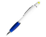 BOLÍGRAFO CON RESALTADOR TALENT A2126 AZUL (Plástico)