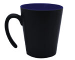 TAZA CONICA MATE 12 OZ MALBEC A2153 COBALTO (Cerámica)