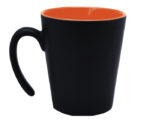 TAZA CONICA MATE 12 OZ MALBEC A2153 NARANJA (Cerámica)