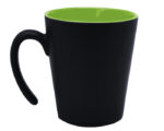 TAZA CONICA MATE 12 OZ MALBEC A2153 VERDE CLARO (Cerámica)